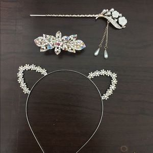Accessories bundle, hair clip, hair stick,
